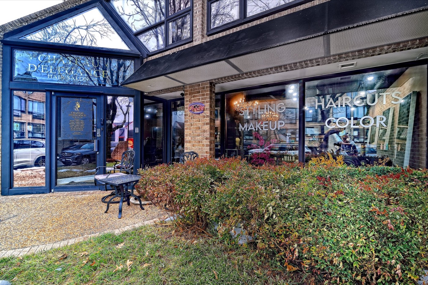 Chateau D'Elegance Hair Salon storefront in McLean, Virginia